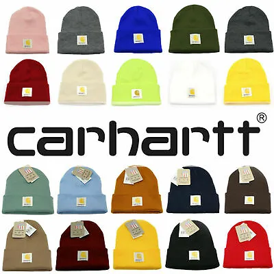 £8.99 • Buy Womens Mens Beanie Acrylic Carhartt Warm Winter Cap Hat Watch Gifts Hats UK