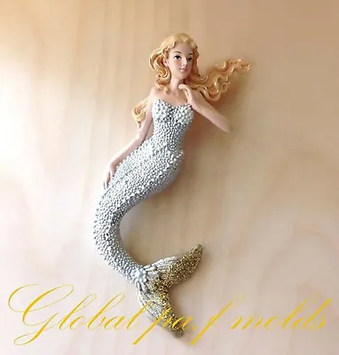 Resin Molds Polymer Clay Cake Border Mold Soap Molds Mermaid Mold 0 • $59