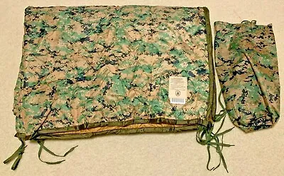 USGI Style Marpat USMC Poncho Liner W/ Zipper And Sack Woobie Blanket • $56.99