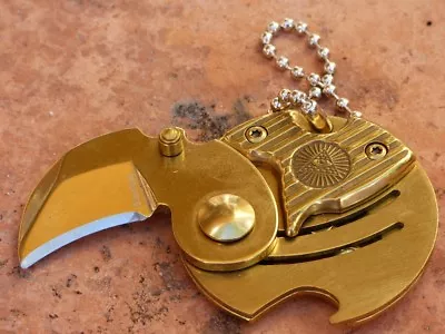 Masonic EDC Keychain Necklace Square And Compass Mason Freemason Gold Keyring • $14.99
