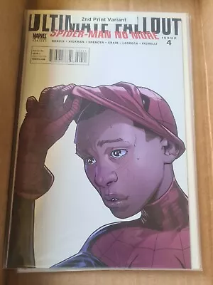 Ultimate Fallout #4 2nd Print Spidey No More High Grade Unread 1st Miles Morales • £58.50