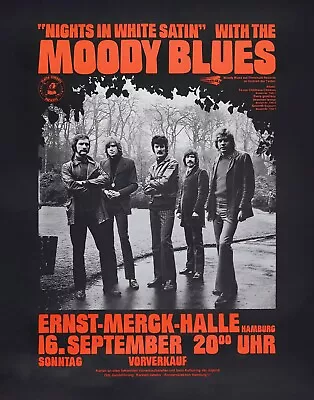 Moody Blues 13  X 19  Reproduction Concert Poster • $19.95