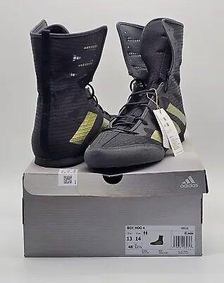 Men's Boxing Shoes Adidas Box Hog 4 Boxing Boots Black GZ6116 US 13 • $109.99