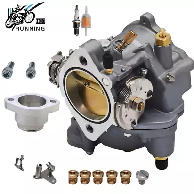 Carburetor W/ Manifold For H-D Big Twin & Sportster Shorty S&S Super E 11-0420 • $73.89