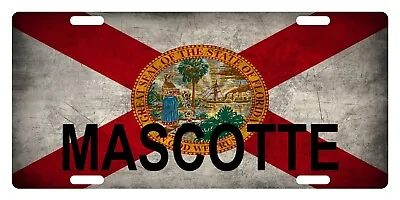 Florida State Flag License Plate Floridian Metal Emblem Mascotte • $13.57