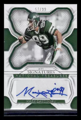 2022 Panini National Treasures #SIG-MGA Mark Gastineau Signatures /99 Jets • $18.99