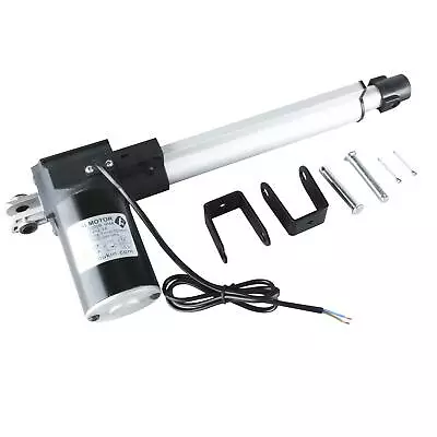 8  Stroke Linear Actuator W/Mounting Bracket 200MM 6000N/1320LB Maximum Load  • $46.52