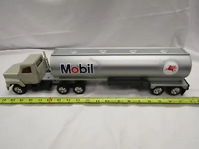 Vintage Ertl Toy Tanker Truck Semi Mobil Gas Oil Hauler Tractor Trailer • $39.87