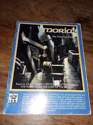 Moria The Dwarven City MERP 1st Edition-ICE #2900 LOTR VINTAGE 1984 RPG • £29.99