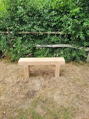 Solid French Oak Beam Garden Bench • £195