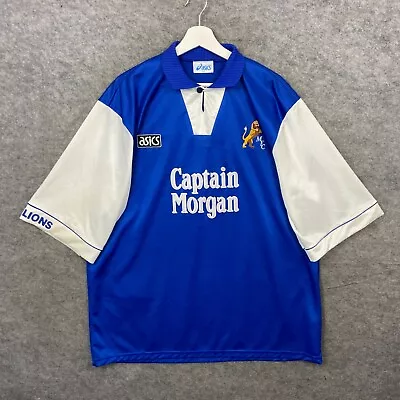 Millwall Football Shirt Mens XXL 2XL Blue Asics Home Jersey Kit Top 1994/1995 • £89.99