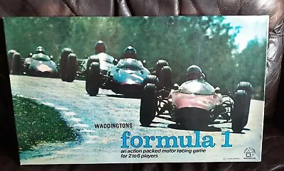 £24.99 • Buy Vintage Retro Waddingtons Formula 1 Racing Car Board Game - 1960s