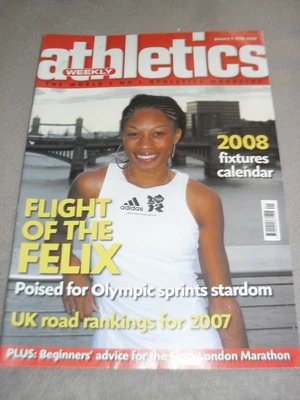 £0.99 • Buy Athletics Weekly Issue January 3rd 2008,Allyson Felix.