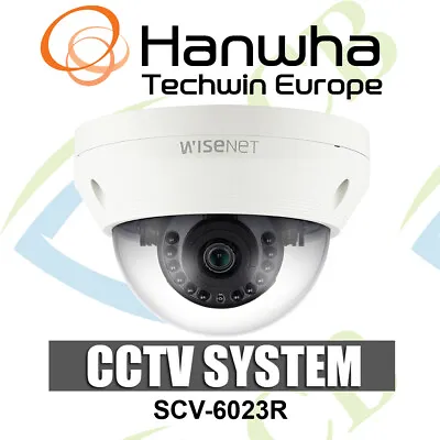 Samsung SCV-6023R 1080p Analog HD Vandal-Res Weatherproof IR Dome CCTV Camera  • £49.99