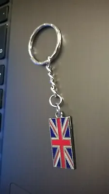 Union Jack GB UK Flag Keyring Bag Tag Charm • £1.49