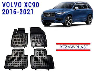 Floor Mats For Volvo XC90 2016-2023 2 Rows Suv Rubber Mats Car Accessories Odor • $119.99