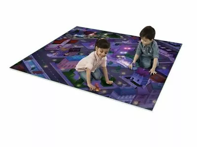 5 Ft - Kids Jumbo Megamat Foam Floor Mat Playmat W Toy Vehicle | 	PJ Masks • $66