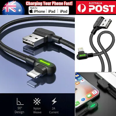 $15.99 • Buy TITAN POWER+ 90 Degree Right Angle USB Charger Fast Cable For IPhone IPad Type-C