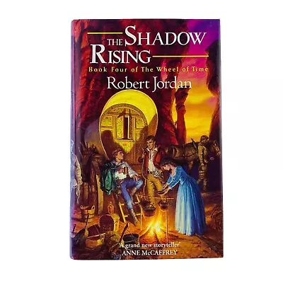 The Shadow Rising By Robert Jordan Hardcover Book #4 The Wheel Of Time Fantasy • $45.30