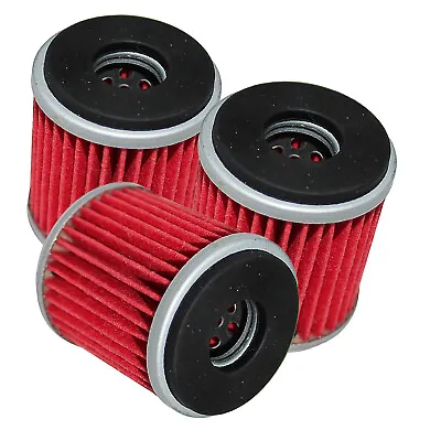 3 Pack Oil Filter For Yamaha YZ250F YZ450F 50Th Anniversary 2003-2011 2013-2020 • $11