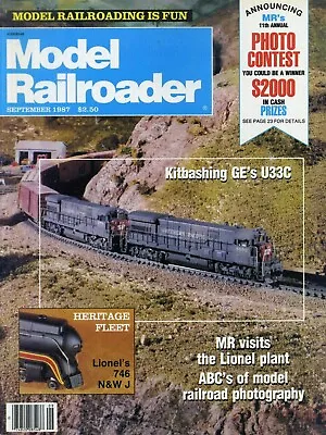 Model Railroader September 1987 • $3.95