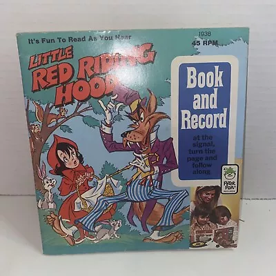 Peter Pan Records Little Red Riding Hood 45 Rpm Book And Record Vintage • $6