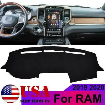 $24.95 • Buy For Dodge Ram 1500 2500 3500 2019 2020 Dash Cover Dashmat Dashboard Mat Carpet