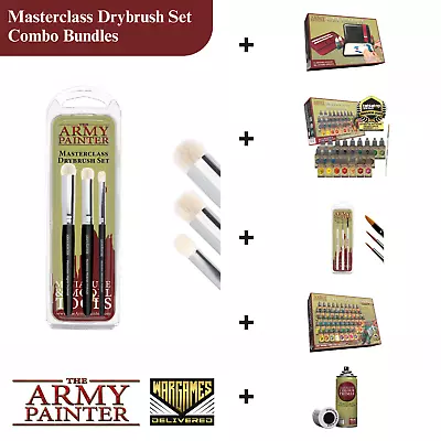 The Army Painter - Masterclass Drybrush Set Combo Bundles • $198.62