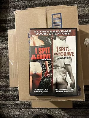DVD I SPIT ON YOUR GRAVE 1978 & 2010 Cult Horror Movie Film 2 Disc Set Double • $14.99