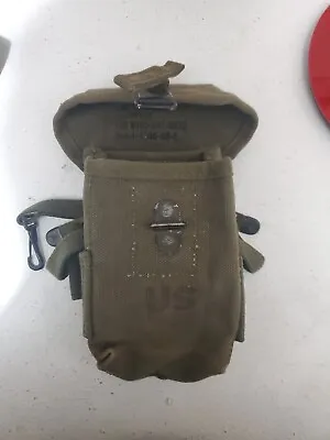 Vintage Vietnam War Era US Army M-1956 Canvas Small Arms Ammo Pouch • $30