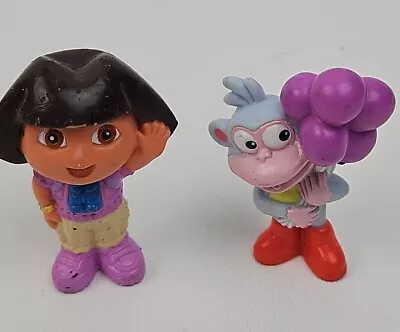 Vtg Nickelodeon Dora The Explorer & Boots Monkey PVC Figure Toy Cake Topper 2” • $3.49