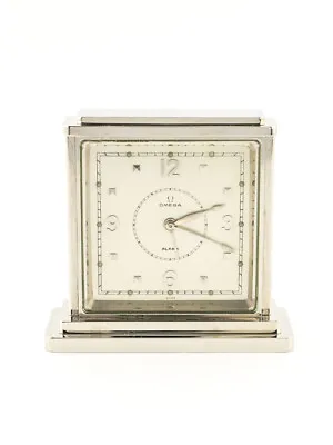 £2589.94 • Buy Omega Table Desk Clock With 8 Days Movement And Alarm 1959