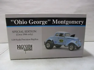 Precision Miniatures Ohio George Montgomery 1933 Willy's Gasser 1/18 • $199.99