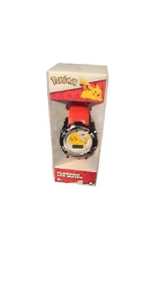 Pikachu Pokemon Kids Digital Watch NINTENDO Flashing LCD Gameboy Collect NEW • £13.79