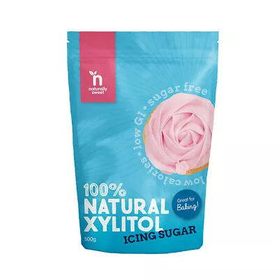 Naturally Sweet 100% Natural Xylitol Icing Sugar 500g Sweetener • $15.17