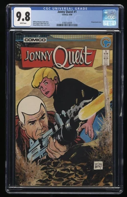 $106 • Buy Jonny Quest #1 CGC NM/M 9.8 White Pages See Description Comico 1986
