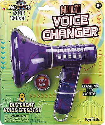 Voice-Altering Fun Toysmith Tech Gear Multi Voice Changer - 8 Exciting Voice Eff • $27.99