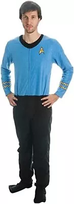 Star Trek Mens Union Suit Costume Footed Blue Pajamas NWT M • $9.99