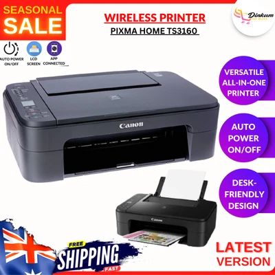 $70.01 • Buy Canon Wireless Printer Document Print Photo Scan Copy Student Home Office WIFI