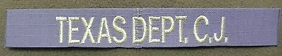 Custom Gray Grey Embroidered Name Tape Various Color Letters  • $5