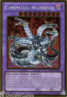 PGLD-EN056 Chimeratech Overdragon Gold Rare UNL Edition Mint YuGiOh Card • £1.38