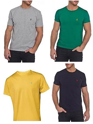 NEW POLO RALPH LAUREN CREW NECK T-SHIRTS Tee Shirts W/ Tag US SELLER • $16.99