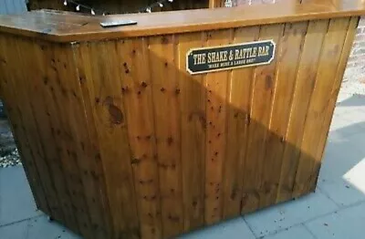 £495 • Buy Large Outdoor Garden Bar Hexagon Shape Mancave High Quality Handmade Ready Oiled