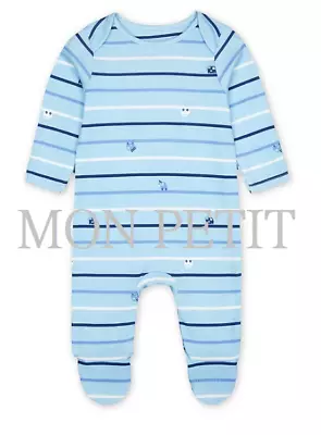 £2.90 • Buy Baby Boy Sleepsuit Babygrow Romper Outfit MOTHERCARE 0 - 24 M Red Dinosaur Blue 