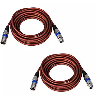 2pcs 25 Feet Microphone Cable Pair Mic Cable/xlr To Xlr Cable 25 Ft Xlr Male To  • $35.88