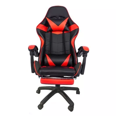 Gaming Chair Office Executive Computer Chairs Racing Footrest Racer • $107.98