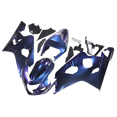 Fairings For Suzuki GSXR750 GSXR600 K4 2004 2005 Chameleon Blue Purple Body Kits • $440.95