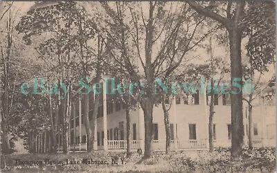 Lake Mahopac NY - THOMPSON HOUSE HOTEL - Postcard Putnam County • $10