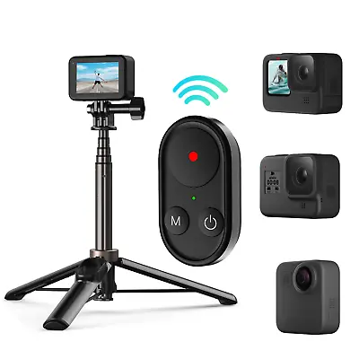 Wireless Bluetooth Remote Control Tripod Clip For Gopro Hero 10 9 8 MAX Camera • $56.97