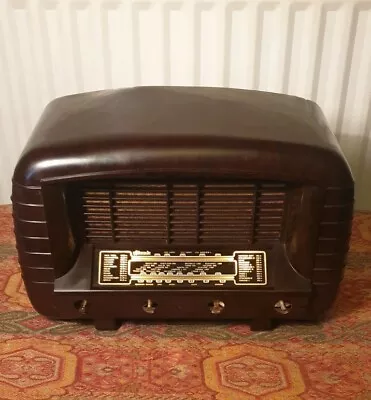 Bakelite Valve Radio 'Strad Model 511' C.1950 Working Order • $56.03